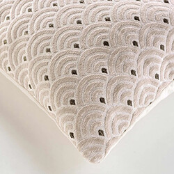 Acheter Paris Prix Coussin Déco Chenille Minela 45x45cm Naturel