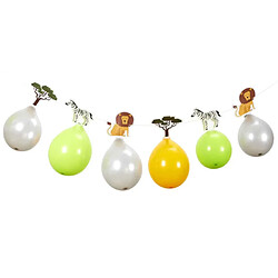 Paris prix Guirlande ballons savane - Multicolore