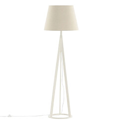 Paris Prix Lampadaire en Bois Kona 160cm Blanc
