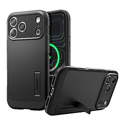Spigen SGP Coque pour iPhone 17 Pro Série Tough Armor T MagFit avec Béquille Intégrée Noir
