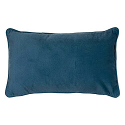 Atmosphera Coussin Déco Uni Lilou 30x50cm Bleu Égéen