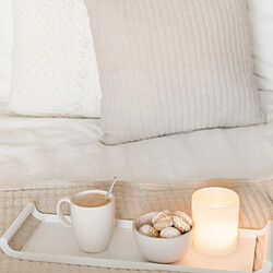 Acheter Paris Prix Coussin Déco Lignes Teddy 45x45cm Beige