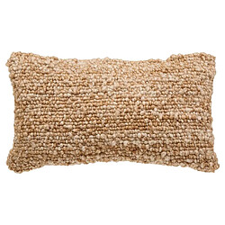 Atmosphera Coussin Déco Effet Laine Volna 30x50cm Camel