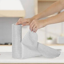 Acheter Five Simply Smart Rouleau de Chiffons à Découper 40 Lavettes 25cm Gris