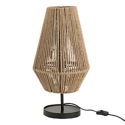 Paris Prix Lampe à Poser en Jute Dollie 51cm Naturel