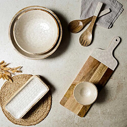 Paris Prix Couverts à Salade en Bois Nerina 30cm Beige pas cher