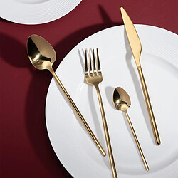 Paris Prix Ménagère 24 Pièces en Inox Irvin Brillant 27cm Or