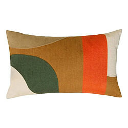 Atmosphera Coussin Déco Brodé Hary 30x50cm Caramel