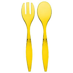 Five Simply Smart Couverts à Salade Wave 29cm Jaune