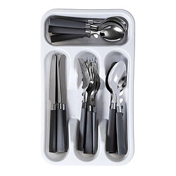 Paris Prix Ménagère 16 Pièces & Range-Couverts Campus 32cm Gris