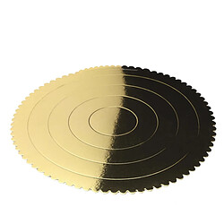Paris Prix Lot de 5 Supports à Gâteaux Ronds 29cm Or