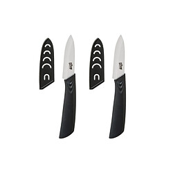 Five Simply Smart Lot de 2 Couteaux en Céramique Zirco 17cm Gris