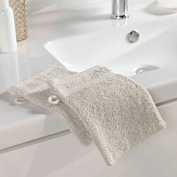 Avis Douceur D'Interieur Lot de 2 Gants de Toilette Tendresse 15x21cm Lin