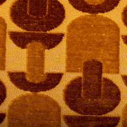 Acheter Atmosphera Coussin Jacquard en Velours Luna 40x40cm Ocre