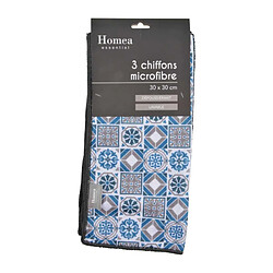 Avis Paris Prix Lot de 3 Chiffons Carreaux de Ciment 30x30cm Gris