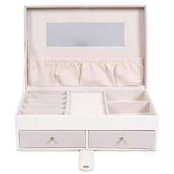 Paris prix Boîte à bijoux rectangulaire - Rose pas cher