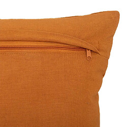 Atmosphera Coussin Déco Imprimé Hary 45x45cm Ocre