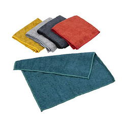 Five Simply Smart Lot de 5 Chiffons Microfibre Colores 30cm Multicolore