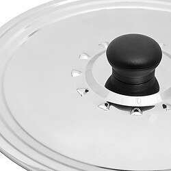 Five Simply Smart Couvercle de Cuisson en Inox Universel 22/24/26cm Argent