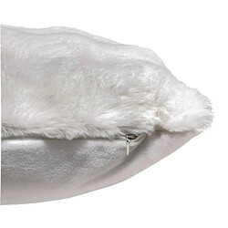 Atmosphera Coussin Imitation Fourrure 3D Zephy 45x45cm Blanc