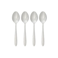 Secret De Gourmet Lot de 4 Cuillères à Soupe Inox Nevis 19cm Argent