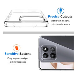 Htdmobiles Coque pour Honor 400 Smart 5G / Honor X7d - housse etui silicone gel fine + verre trempe - TRANSPARENT TPU