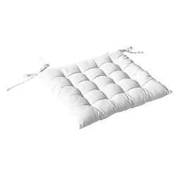 Galette De Chaise Unie Et Piquée - Vert - 0.00