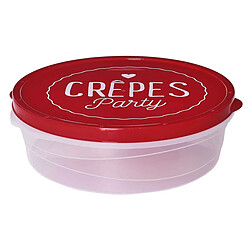 Paris Prix Boîte de Conservation Crêpes 28cm Rouge