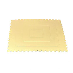 Paris Prix Lot de 5 Supports à Gâteaux Ronds 25cm Or