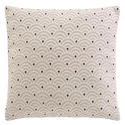 Paris Prix Coussin Déco Chenille Minela 45x45cm Naturel