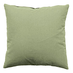 Paris Prix Coussin Déco Uni Déhoussable Panama 40x40cm Vert Olive