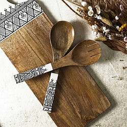 Paris Prix Couverts à Salade en Bois Dune 30cm Noir