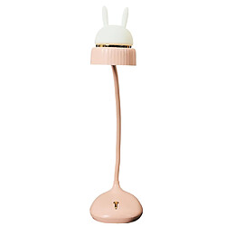 Paris Prix Lampe de Bureau Led Chat 34cm Rose