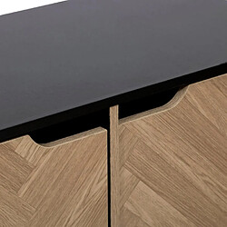 Acheter Five simply smart Étagère 6 cases chevrons - Naturel et noir
