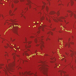 Atmosphera Nappe Antitache Ronde Maison des Couleurs 180cm Rouge