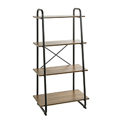 Paris prix Étagère Slovako 4 niveaux - Noir