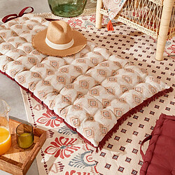 Acheter Atmosphera Matelas de Sol Jacquard Ikat 60x120cm Beige Lin