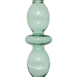 Atmosphera Chandelier en Verre Design Bulles 19cm Vert