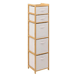 Five Simply Smart Étagère 5 Paniers de Rangement Tidy 144cm Naturel