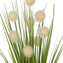 Atmosphera Plante Herbe Artificielle Avec Boules Lari 42cm Vert