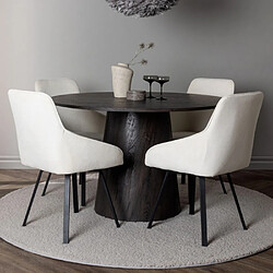 Avis Paris prix Ensemble table repas + 4 chaises - Beige & moka