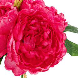 Atmosphera Bouquet de Fleurs 4 Pivoines 30cm Rose Blush