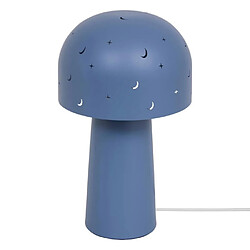 Atmosphera Lampe à Poser Enfant Champignon Starry 27cm Bleu