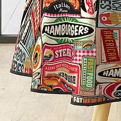 Paris Prix Nappe Toile Cirée Ronde Americano 160cm Multicolore