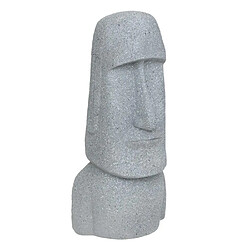 Atmosphera Statue Déco Extérieure Moaï 82cm Gris