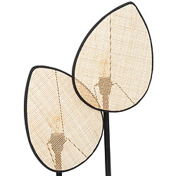 Atmosphera Lampadaire en Métal Olme 143cm Beige