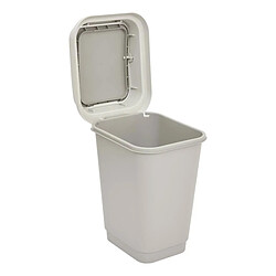 Five Simply Smart Poubelle de Cuisine Double Ouverture 10L Beige