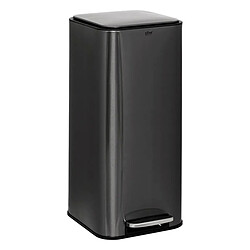 Five Simply Smart Poubelle de Cuisine à Pédale en Métal Delta 30L Carbonne