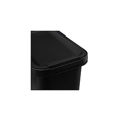 Five Simply Smart Poubelle en Plastique Anse 12L Noir