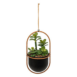 Atmosphera Plante Artificielle Suspendue Tyla 31cm Noir